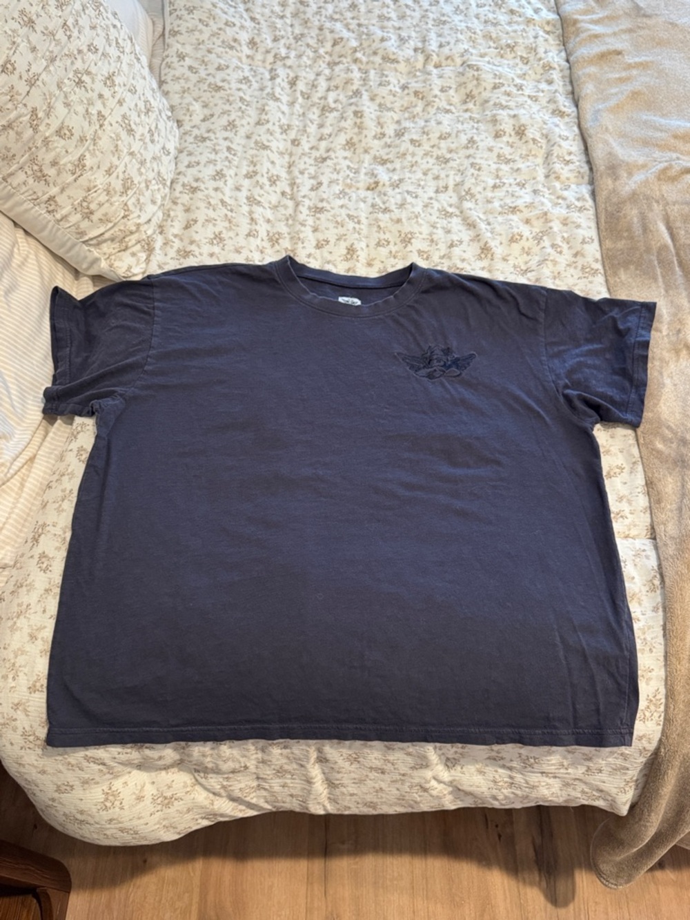 Boys Lie Navy Short-Sleeve Crewneck T-Shirt